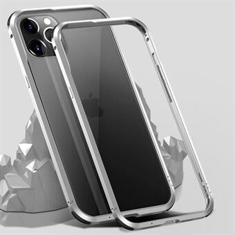 Le-Lock Series Shockproof Buckle Metal Frame Bumper Case for iPhone 12 Pro Max
