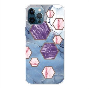 Marble Pattern Drop-proof TPU Phone Case for iPhone 12 Pro Max