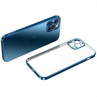 SULADA Natural Color Series Drop-proof galvanisering Anti-Fall Mjuk TPU-fodral Mobiltelefonskydd Skydd för iPhone 12 Pro Max 