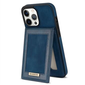 N.BEKUS telefonfodral för iPhone 12 Pro Max , RFID-blockerande vertikal korthållare Kickstand PU-läder+TPU Anti- Scratch telefonbaksida