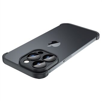 Telefon Bumper Case för iPhone 12 Pro Max 6,7 tum, flexibel TPU stötsäker hörnskal utan bakplatta