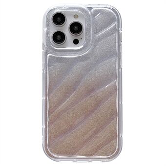 För iPhone 12 Pro Max Telefonfodral Mjukt TPU Interiör Twill Texture Anti- Scratch Cover