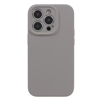 För iPhone 12 Pro Max 6,7 tum Precise Cutout Slim Phone Case Flytande Silikon+PC Anti-Drop Telefonskydd