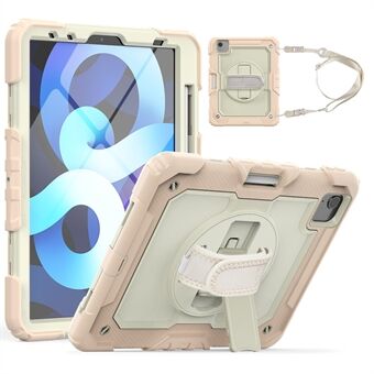 Handledsrem TPU + silikonhybridfodral Tablettskydd + PET-film med axelrem för iPad Air (2020) / Pro  (2020)