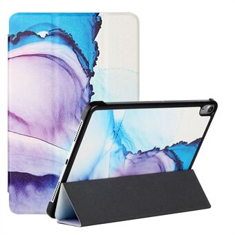 Stötsäker A-serie Mönstertryck Silk Texture Tablet Skyddsfodral Stand för iPad Air (2020)