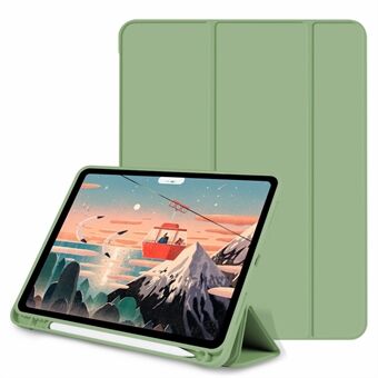PU-läder Auto Wake / Sleep Tri-fold Stand Drop-proof Tablet Case Shell med pennfack för iPad Air (2020)