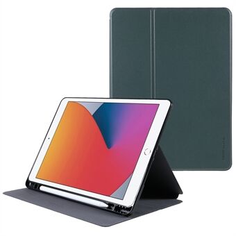 X-LEVEL Litchi Texture Auto Wake / Sleep PU Stand Skyddande surfplatta med pennhållare för iPad (2021) / (2020) / (2019) / Air  (2019) / iPad Pro  (2017)