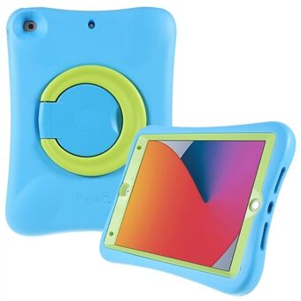 PEPKOO 360 graders rotation Kickstand Enhanced Frame EVA Tablet Case Cover för iPad (2021)