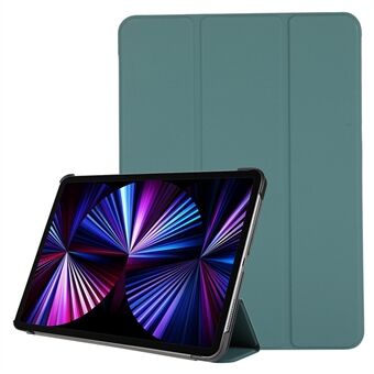 Tri-fold Stand Design PU Läder Tablettfodral Skalskydd för iPad Pro  2021/2020/2018