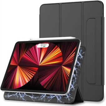 Magnetic Auto Wake & Sleep PU Läder Tri-fold Stand Tablet Fodral för iPad Pro  (2021)