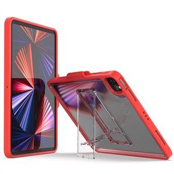MUTURAL Qingfeng-serien för iPad Pro  (2021) / (2020) / (2018) Stötsäkert tablettskydd Kickstand PC + TPU Anti-dropp Hybridfodral