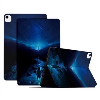 För iPad Pro 11-tum (2018) / (2020) / (2021) / (2022) PU-läderfodral Anti-Drop Pattern Printing Tablet Cover med Stand
