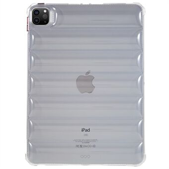 För iPad Pro 11 (2020) / (2021) / (2022) TPU Tablet Case Airbag Dunjacka Design Tablet Clear Cover Protector