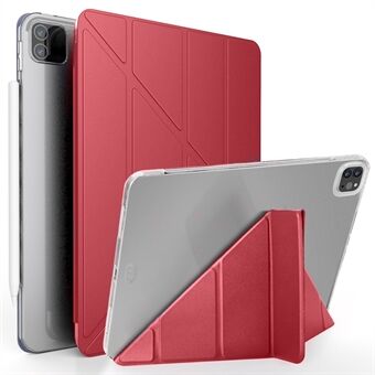 Origami Stand Smart TPU Läderfodral Tablet Cover Protector för iPad Pro  (2021)