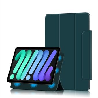 Tri-fold Stand Magnetic Absorption PU Läder Tablet Cover Fodral för iPad mini (2021)