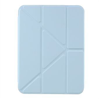 Kvalitets Tablettfodral Auto Wake / Sleep Origami Stand Akryl + PU-läder Tablettfodral Skal för iPad mini (2021)