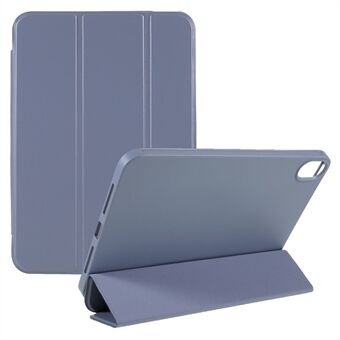 Tri-fold Stand Silikon + PU Läder Tablettfodral Fodral för Apple iPad mini (2021)