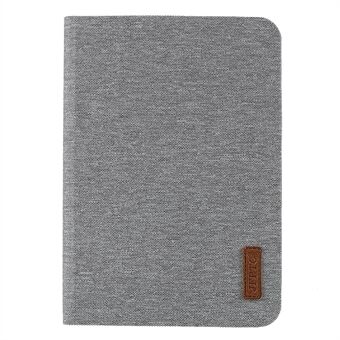 JFPTC Cloth Texture Autoabsorberad PU Läder Tablet Skyddsfodral Skal för iPad mini (2021)