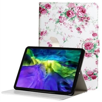 Mönsterutskrift Läder Tablettplånboksställ Stand Skyddsfodral Skal för iPad mini (2021)