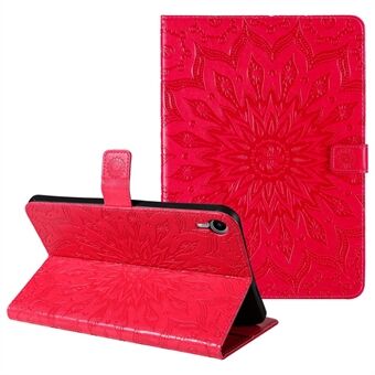 Solrospräglat magnetiskt lås Folio Flip Stand Design Läder Tablettfodral Fodral för iPad mini (2021)