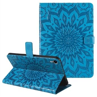 Solrospräglat magnetlås Folio Flip Stand Design Läder Tablettfodral Fodral för iPad mini (2021)