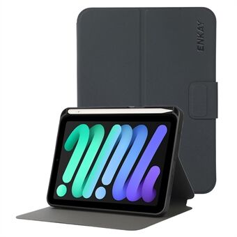 ENKAY HAT PRINCE For Apple iPad mini (2021) Magnetic Clasp Stand Design Auto Wake/Sleep PU Leather + TPU Tablet Case