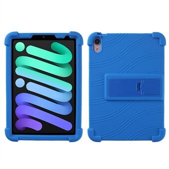 För iPad mini (2021) Kickstand Design Anti-drop Tablet Fodral Anti- Scratch Silikon Skyddsfodral