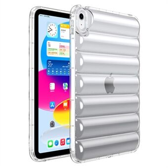 För iPad mini (2021) 8,3 tum Soft TPU Tablet Case Anti-drop Down Jacket Design Baksida