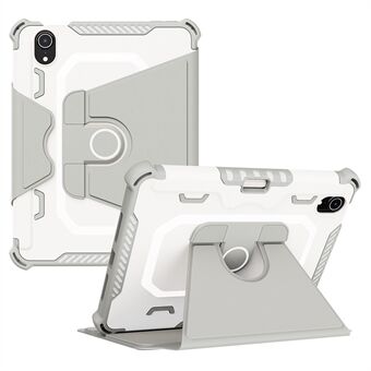 För iPad mini (2021) surfplattafodral 360-graders rotation Armor Stand Tablettskydd med automatisk väckning/sömn