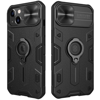 NILLKIN CamShield Armor Case Välskyddat hybridtelefonskal med kameraskydd och Ring för iPhone 13 
