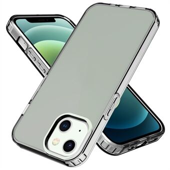 GW18 Tunn TPU Icke-gulnande Stötsäkert skyddande telefonfodral för iPhone 13 - Transparent Svart
