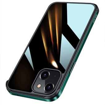 Sulada Minrui Hybrid Skal med galvaniserad ram till iPhone 13 - Grön