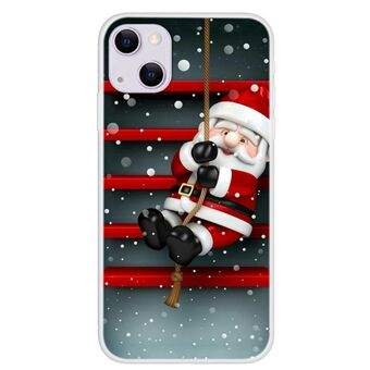 Christmas Style Mönstertryck Mjuk TPU IMD Shockproof Defender Case för iPhone 13 