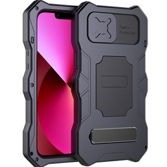 Fullt skydd IP54 vattentätt kameraskydd Hybridtelefonfodral med härdat glasfilm för iPhone 13 