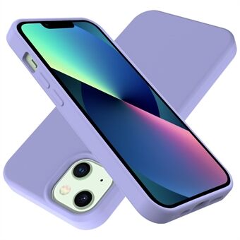 GW18-P Anti-fingeravtryck Flexibelt TPU-telefonfodral Telefonskal för iPhone 13 - Light Purple