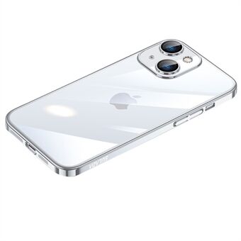 SULADA JINGJIA-serien för iPhone 13 s galvaniseringsfodral med linsfilm av härdat glas, hårt PC-skydd mot droppe