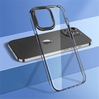 För iPhone 13 6,1 tum hårt PC-telefonfodral Scratch Kristallklart Slim Cover Stötsäkert baktill Telefonfodral