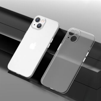 För iPhone 13 6,1 tum Ultra Tunt PP Bakstycke Precise Cutout Linsskydd Matt telefonfodral