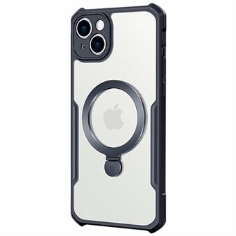 XUNDD för iPhone 13 6,1 tum Anti-fall magnetiskt telefonfodral Skyddande bakstycke Stöd för trådlös laddning