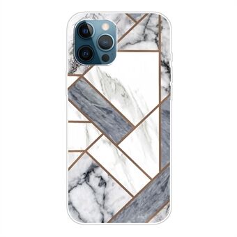 Snyggt marmormönster, mjukt TPU-bakskal för iPhone 13 Pro 