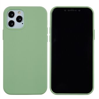 Anti Scratch flytande silikon mjukt telefonfodral Shell för iPhone 13 Pro - Mint Green 