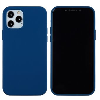 Anti Scratch flytande silikon mjukt telefonfodral Shell för iPhone 13 Pro - Blue
