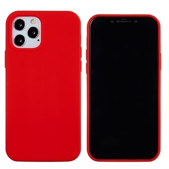 Anti Scratch flytande silikon mjukt telefonfodral Shell för iPhone 13 Pro - Red