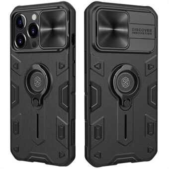 NILLKIN CamShield Armor Case Hybridtelefonskal med kameraskydd och Ring för iPhone 13 Pro 
