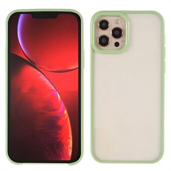 Anti-Drop Clear Akryl Baksida + TPU Edge Slim Skyddstelefonfodral för Apple iPhone 13 Pro - Light Green