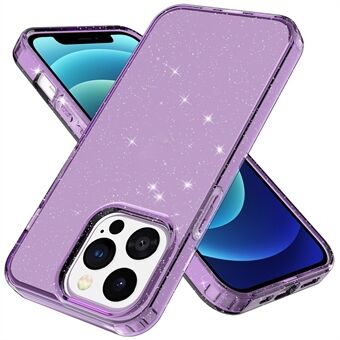 GW18 Crystal Clear Glitter Sparkly Bling Soft TPU-fodral skal för iPhone 13 Pro 