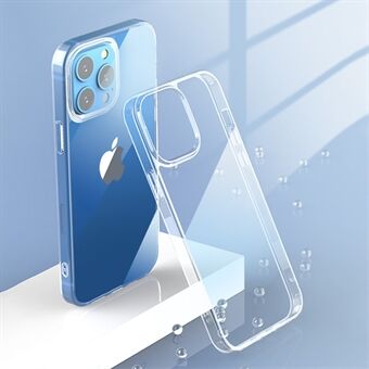 MOCOLO K06 Transparent Anti-Fall Mjuk TPU + Hybrid skalskydd i härdat glas för iPhone 13 Pro 6,1 tum