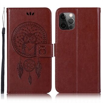 Owl Dream Catcher Imprinting Snyggt magnetiskt lås Anti- Scratch Plånbok Design Telefonfodral för iPhone 13 Pro 