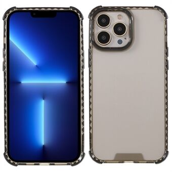 Enhanced Four Corners Crystal Clear Acrylic + TPU Phone Cover Case för iPhone 13 Pro 
