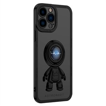 YOOBAO TPU telefonfodral för iPhone 13 Pro  Planet Lightning Spaceman telefonfodral Stativ med bilmonterad metallplåt